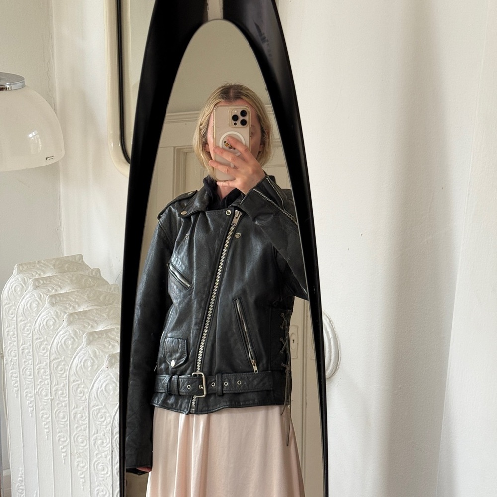 Women's Black Leather Jacket